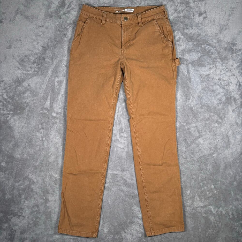 Women’s Straight Carpenter Pants in Camel